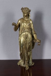 Allegoria dell'estate, bronzo d'orato